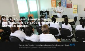 OPAS e Ministério da Saúde disponibilizam plataforma para auxiliar profissionais e multiplicadores da estratégia AIDPI