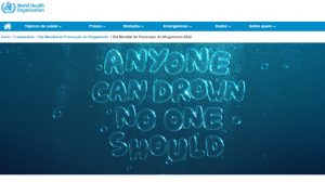 “Qualquer um pode se afogar, ninguém deveria”: 25/7 – Dia Mundial de Prevenção do Afogamento