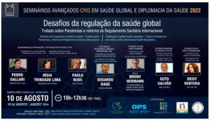 Seminário debateu os desafios da regulação da saúde global