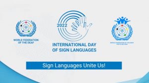 Línguas de sinais nos unem! 23/9 – Dia Internacional das Línguas de Sinais