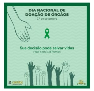27/9 – Dia Nacional da Doação de Órgãos