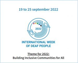 Construindo Comunidades Inclusivas para Todos: Semana Internacional das Pessoas Surdas