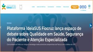 Lançamento da Comunidade de Práticas de Qualidade em Saúde, Segurança do Paciente e Atenção Especializada (QSAE)