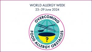 “Superando obstáculos da alergia alimentar!” : 23 a 29/6 – Semana Mundial da Alergia