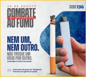 “Tabagismo: os danos para a gestante e para o bebê” : 29/8 – Dia Nacional de Combate ao Fumo