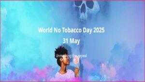 “Desmascarando a indústria do tabaco” : 31/5 – Dia Mundial Sem Tabaco 2025